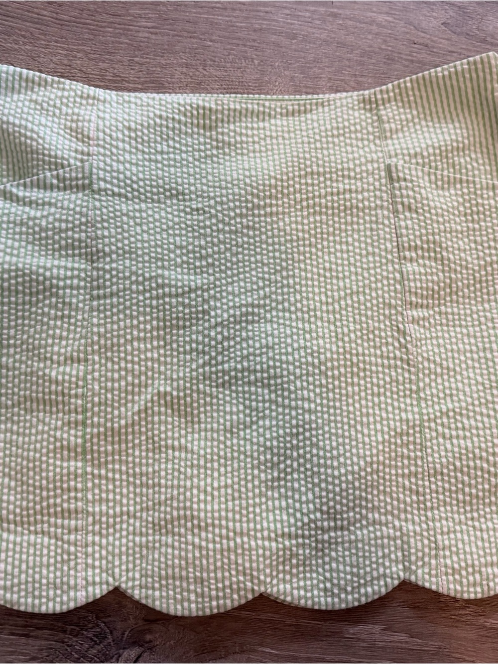 Lilly Pulitzer Women’s Scallop Hem Seersucker Skort
